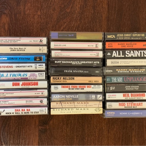 Huge Lot of 29 Cassettes Mixed Genres Classic Rock Pop 70s 80s 90s Oldies - L@@K - Picture 2 of 2